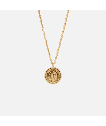 Tom Wood Coin Pendant Angel Short - Gold en stock