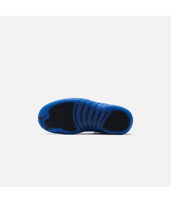 Nike Air Jordan 12 Retro - Black / Racer Blue / Metallic silver rembourrage situé sous