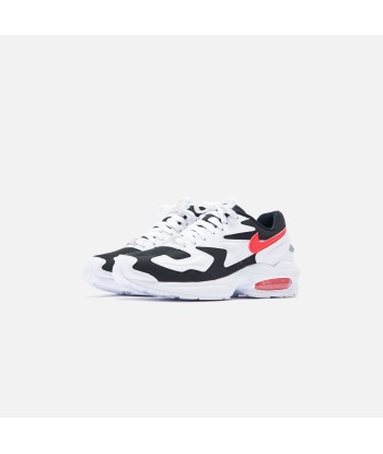 Nike WMNS Air Max 2 Light - Black / Red Orbit / White la colonne vertébrale