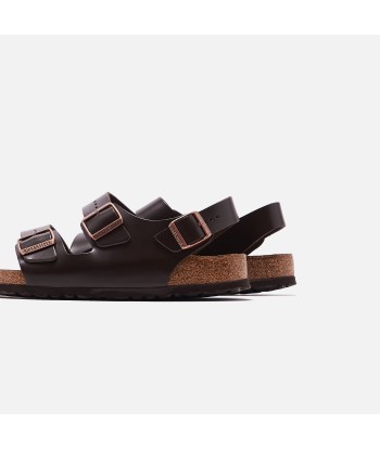 Birkenstock Milano Soft Footbed Amalfi Leather - Brown pas cheres