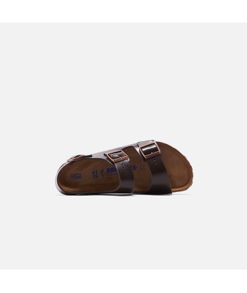 Birkenstock Milano Soft Footbed Amalfi Leather - Brown pas cheres