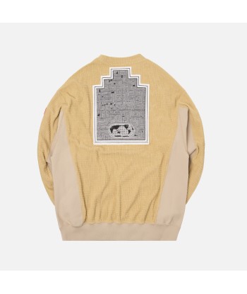 Cav Empt Block Fleece Crewneck - Beige Faites des économies