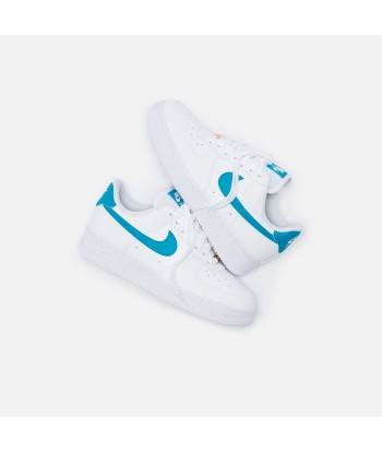 Nike WMNS Air Force 1 '07 - White / Teal Nebula / Metallic Gold Le MVP de beaucoup