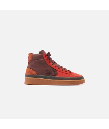 Converse Pro Leather Mid - Fiery Scarlet / Deep Mahogany soldes