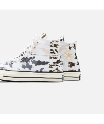 Converse Chuck 70 Blocked Camo - White / Carbon Grey / Egret livraison gratuite