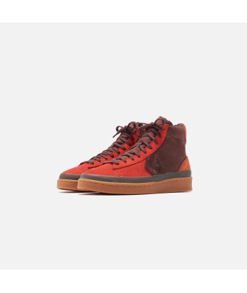 Converse Pro Leather Mid - Fiery Scarlet / Deep Mahogany soldes