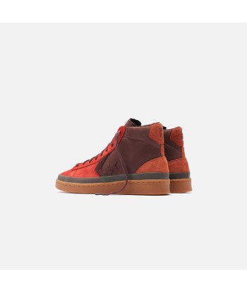 Converse Pro Leather Mid - Fiery Scarlet / Deep Mahogany soldes