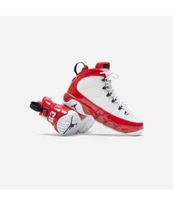 Nike GS Air Jordan 9 Retro - White / Black / Gym Red Venez acheter