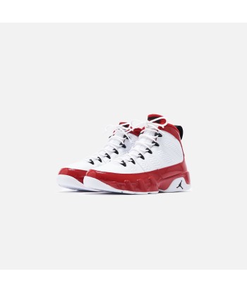 Nike Air Jordan 9 Retro - White / Black / Gym Red les ctes