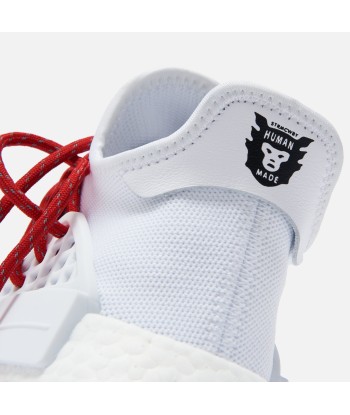 adidas Consortium x Human Made x Pharrell Williams NMD Hu - White / Scarlet / Core Black offre 