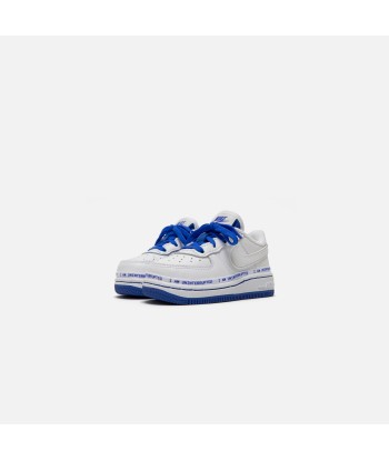 Nike x Uninterrupted Toddler Air Force 1 `07 - White / Black / Racer Blue en stock