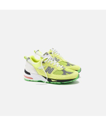 New Balance x Aries Arise WMNS Made in UK 991 - Neon Yellow / Silver / White Par le système avancé 