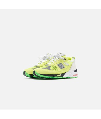 New Balance x Aries Arise WMNS Made in UK 991 - Neon Yellow / Silver / White Par le système avancé 