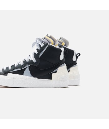 Nike x Sacai Blazer Mid - Black / Wolf Grey / White / Anthrax pas cher chine