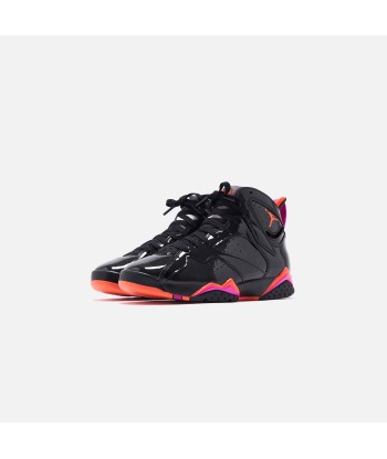 Nike WMNS Air Jordan 7 Retro - Black / Bright Crimson / Anthracite rembourrage situé sous