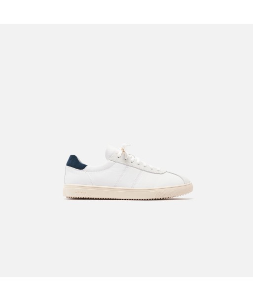 Clae Noah Milled Leather - White la chaussure