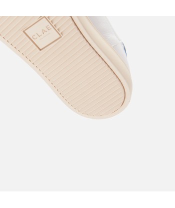 Clae Noah Milled Leather - White la chaussure