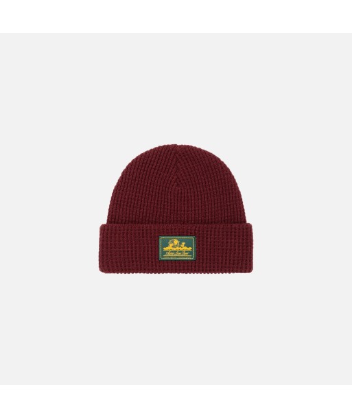 Aimé Leon Dore ALD Waffle Knit Beanie - Red Wine est présent 