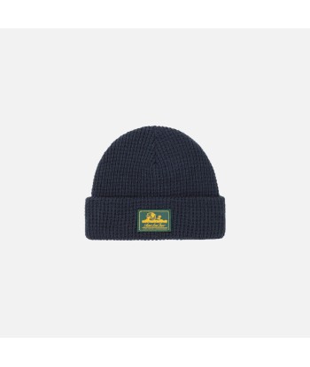 Aimé Leon Dore ALD Waffle Knit Beanie - Flag Navy les muscles