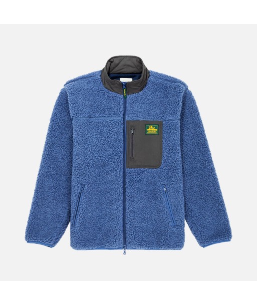 Aimé Leon Dore Full-Zip Polar Fleece - Stale Blue Amélioration de cerveau avec