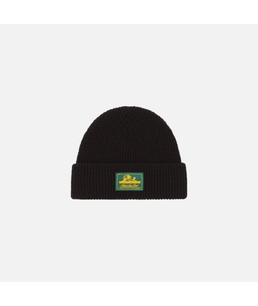 Aimé Leon Dore ALD Waffle Knit Beanie - Black en linge