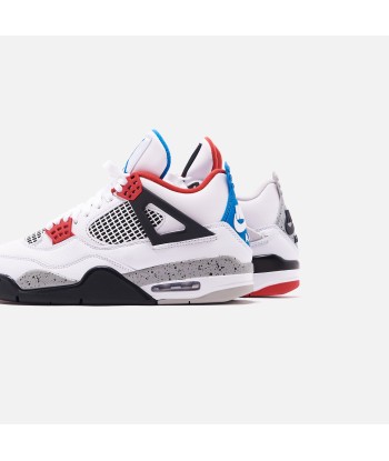 Nike Air Jordan 4 Retro SE - White / Military Blue / Fire Red / Tech Grey s'inspire de l'anatomie humaine