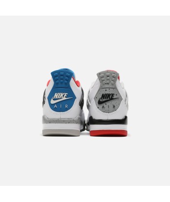 Nike Grade School Air Jordan 4 Retro SE - White / Military Blue / Fire Red / Tech Grey vente chaude votre 