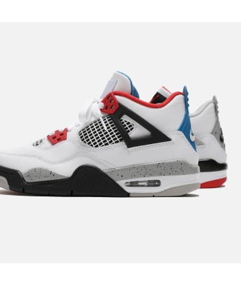 Nike Grade School Air Jordan 4 Retro SE - White / Military Blue / Fire Red / Tech Grey vente chaude votre 