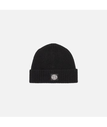 Stone Island Beanie - Black du meilleur 