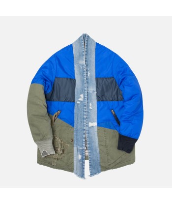 Greg Lauren 50/50 Nylon Puffy GL1 - Blue / Army Comment ça marche