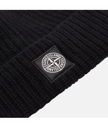 Stone Island Beanie - Black du meilleur 