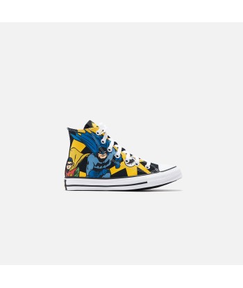 Converse x Batman Grade School CTAS High - Black / White / Lemon Chrome Jusqu'à 80% De Réduction