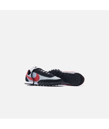 Nike Waffle Racer - Wolf Grey / Gym Red / Black de pas cher