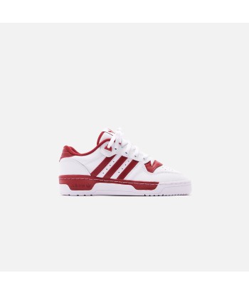 adidas Rivalry Low - White / Active Maroon livraison et retour toujours gratuits