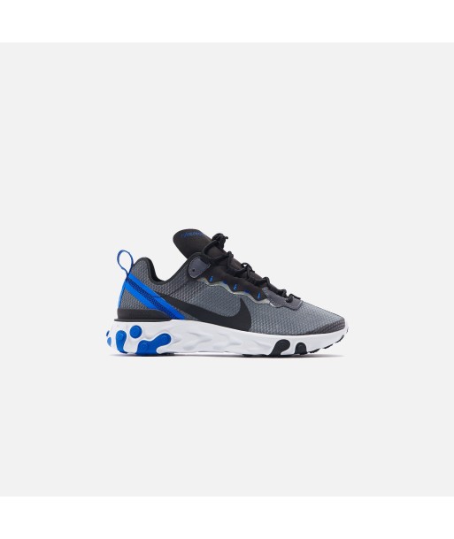 Nike React Element 55 SE - Black / Black Racer / Blue Summit une grave pollution 