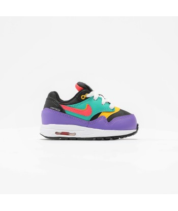 Nike Air Max 1 Toddler Game Change - Black / Kinetic Green / Psychic Purple / Flash Crimson chez Cornerstreet bien 