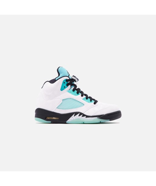 Nike Air Jordan 5 Retro Single Day - White / Black / Island Green suggérées chez