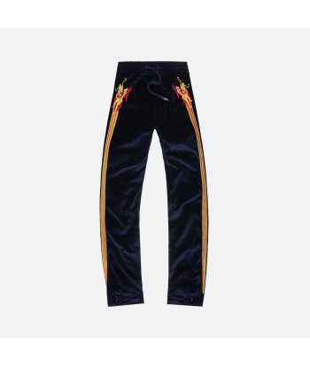 Maharishi Suka Trackpants V - Navy / Gold brillant des détails fins