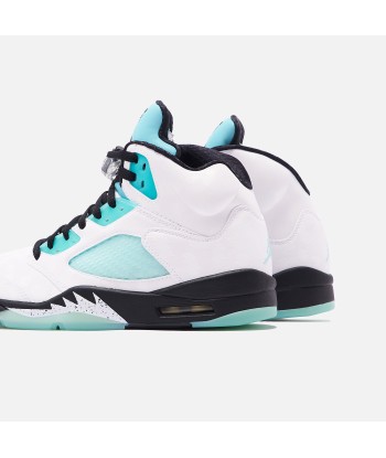 Nike Air Jordan 5 Retro Single Day - White / Black / Island Green suggérées chez