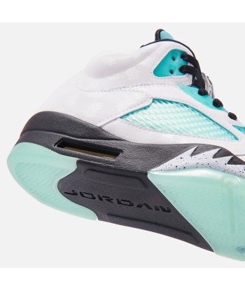 Nike Air Jordan 5 Retro Single Day - White / Black / Island Green suggérées chez