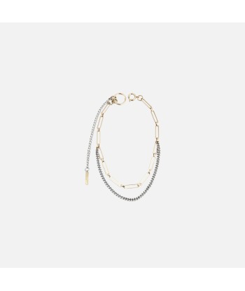 Justine Clenquet Pixie Choker - Gold Silver livraison et retour toujours gratuits