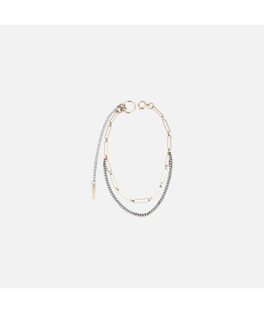 Justine Clenquet Pixie Choker - Gold Silver livraison et retour toujours gratuits