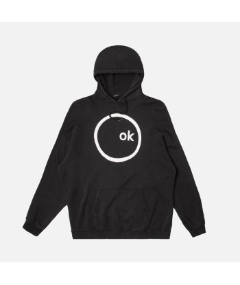 R13 Ok Computer Oversized Hoodie - Acid Black Comparez et commandez 