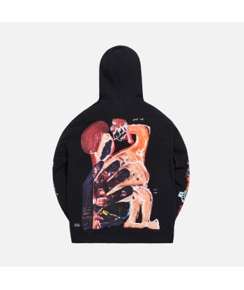 Ksubi x Hidjiworld Gluttony Biggie Hoodie - Tru Black destockage