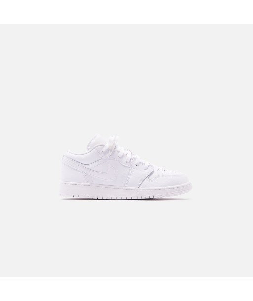 Nike GS Air Jordan 1 Low - White destockage