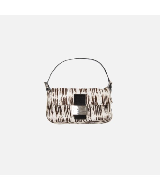 Fendi Pony Hair Baguette - White vous aussi creer 