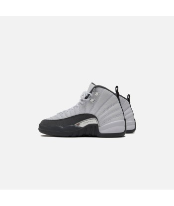 Nike Grade School Air Jordan 12 Retro - White / Gym Red / Dark Grey pas cher 