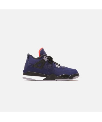 Nike Air Jordan Pre-School 4 Retro Winter - Loyal Blue / Black / White / Habanero Red le des métaux précieux