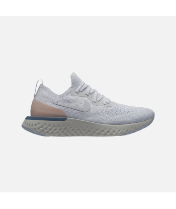 Nike Epic React Flyknit Running Shoe - Platinum en linge