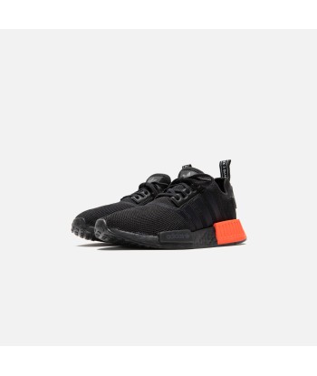 adidas Grade School NMD R1 - Core Black / Solar Red prix pour 